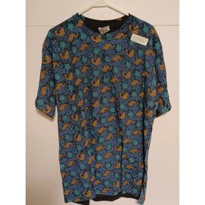 Men’s Vintage Wildwood Productions Turtle& Fish  All Over Print T-Shirt  Size XL